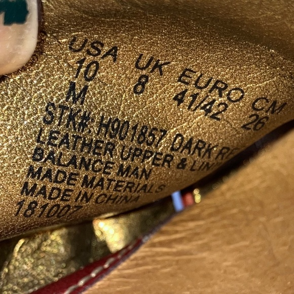 Hush Puppies Red leather slip on shoes - Picture 3 of 8